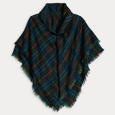 Women's Sonoma Goods For Life® Twilled Plaid Feather Soft Shawl