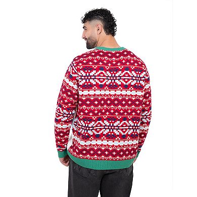 Big & Tall Celebrate Together™ Long Sleeve Chimney In One Crewneck Sweater