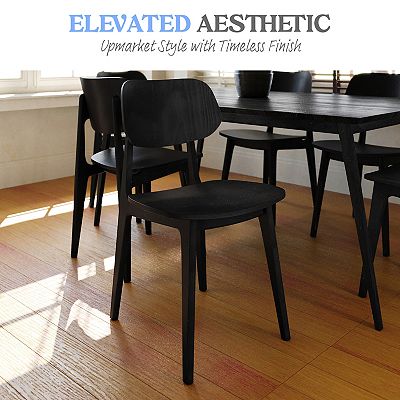 oliver ダイニングチェア　ブラック　2/4 oliver ダイニングチェア ブラック 2/4