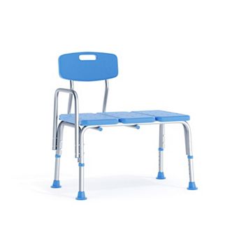 Emma and Oliver 300 Lb. Capacity, Adjustable Bath & Shower Medical Transfer Bench
