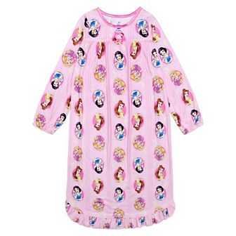 Girls 4-8 Disney Princess Belle, Cinderella & Snow White "Starry Night" Long Sleeve Nightgown
