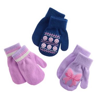 Toddler Girl Addie & Tate 3 pk Mittens