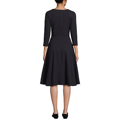 Women's Lands' End Starfish 3/4 Sleeve Dress