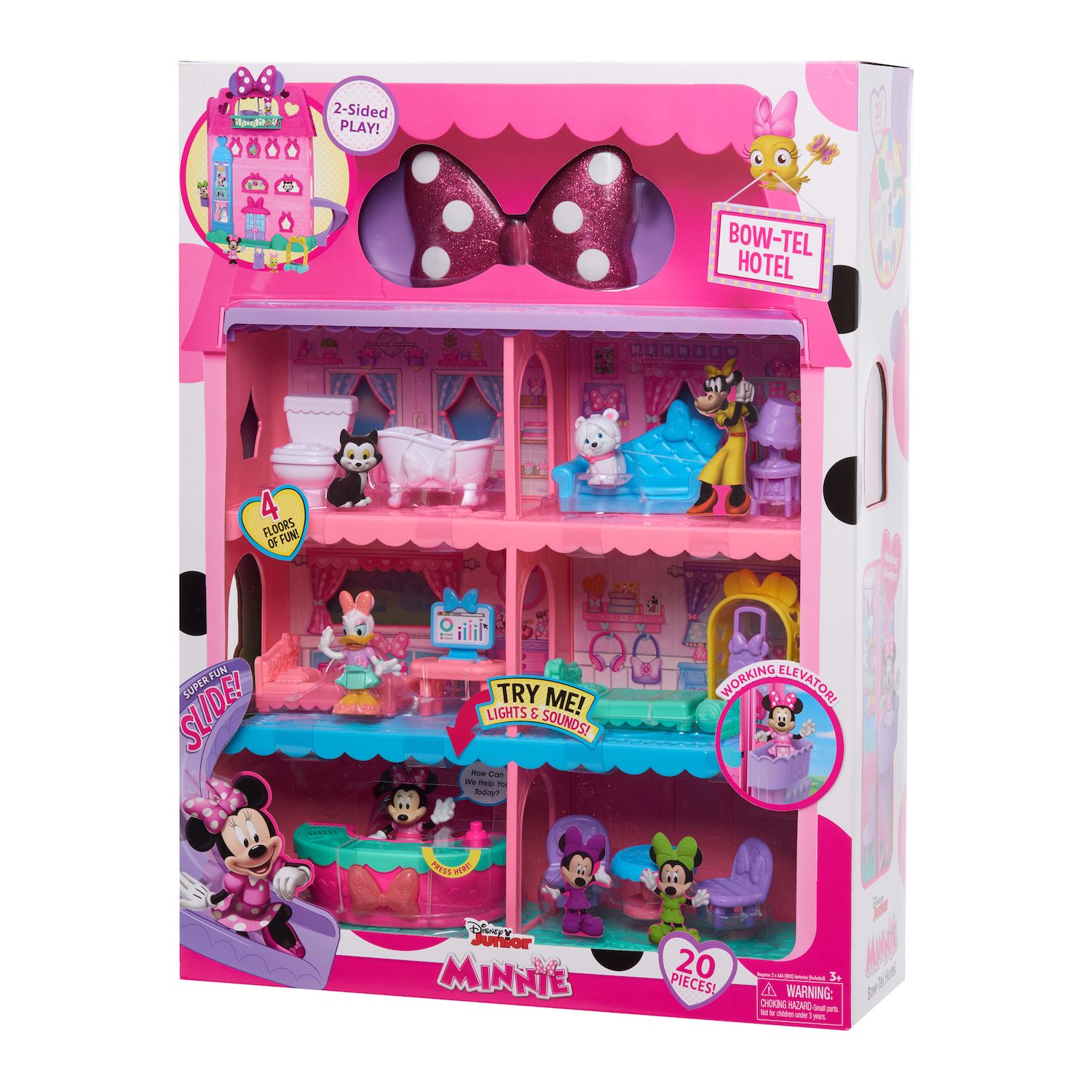 Детские куклы Disney Junior Minnie Mouse Bow-Tel Hotel — фото 2