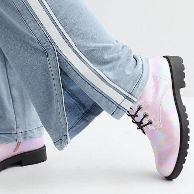 Girls 7-16 Limited Too Knit Denim Wide Leg Jeans