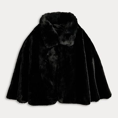 Women's Nine West All-Over Faux Fur Cape