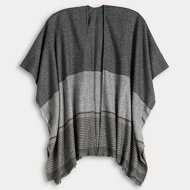 Women's Nine West Colorblock Ruana