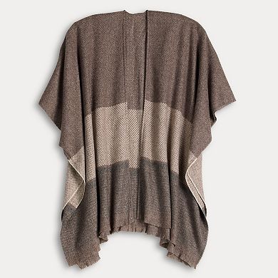 Women's Nine West Colorblock Ruana