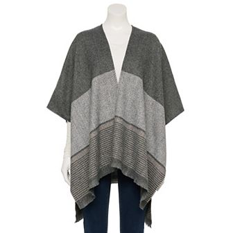 Women's Nine West Colorblock Ruana