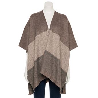 Women's Nine West Colorblock Ruana