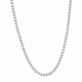 NYC Sterling Sterling Silver 3 mm High Polish Ice Chain Necklace