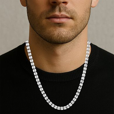 NYC Sterling Sterling Silver 3 mm High Polish Ice Chain Necklace