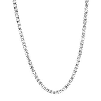 NYC Sterling Sterling Silver 3 mm Ice Chain Necklace