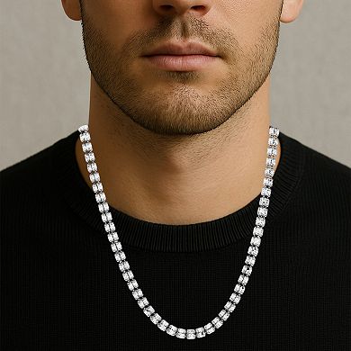 NYC Sterling Sterling Silver 3 mm Ice Chain Necklace