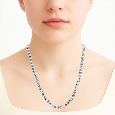 NYC Sterling Sterling Silver 4 mm Ice Chain Necklace