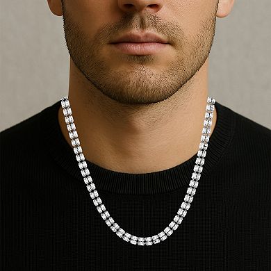 NYC Sterling Sterling Silver 4 mm Ice Chain Necklace