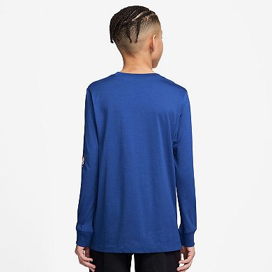 Boys Nike Long Sleeve Graphic Tee
