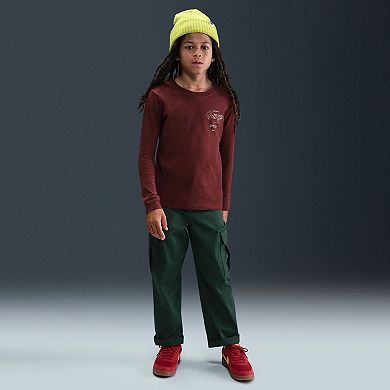 Boys 8-20 Nike Embroidered Futura Long Sleeve Tee