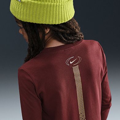 Boys 8-20 Nike Embroidered Futura Long Sleeve Tee