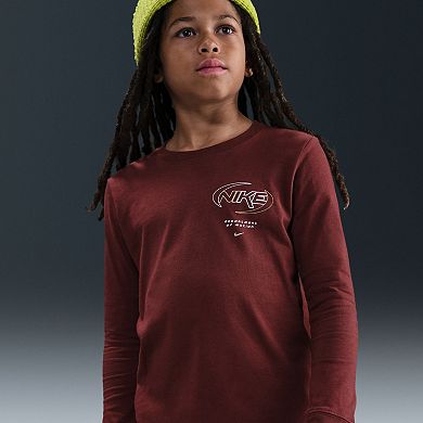Boys 8-20 Nike Embroidered Futura Long Sleeve Tee