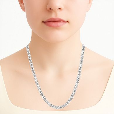 NYC Sterling Sterling Silver 4 mm High Polish Ice Chain Necklace