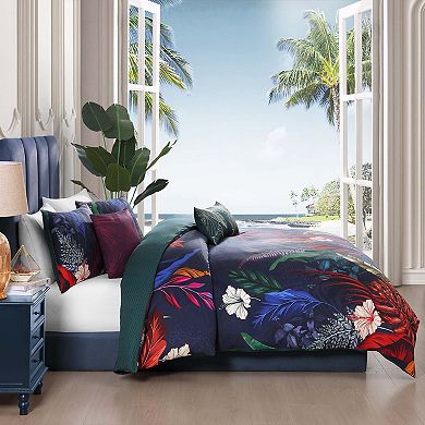Bebejan Paradise 100% Cotton Sateen 5 Piece Reversible Comforter Set