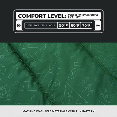 CORE® Warm Weather Youth Rectangle Sleeping Bag