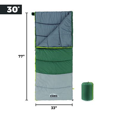 CORE® 30F Rectangle Sleeping Bag