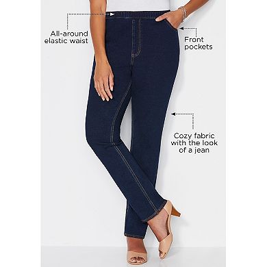 Catherines Women's Plus Size The Knit Jean