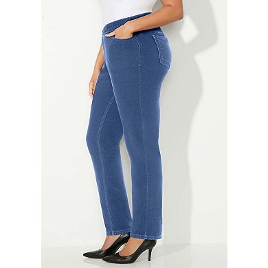 Catherines Women's Plus Size The Knit Jean