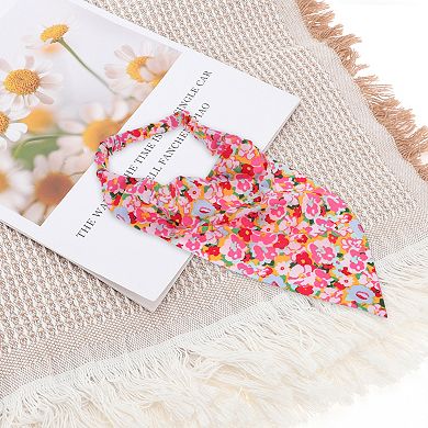 Colorful Floral Elastic Headwrap for Women 1 Pc