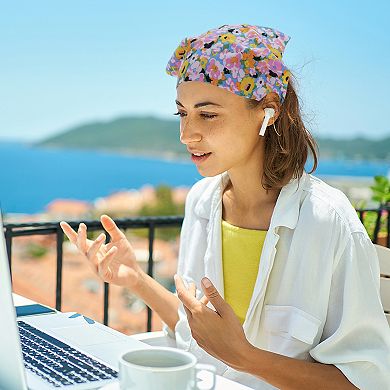 Colorful Floral Elastic Headwrap for Women 1 Pc