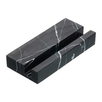 Business Card Holder for Desk, Marble Business Card Holders Stone Card Stand Organizer for Office