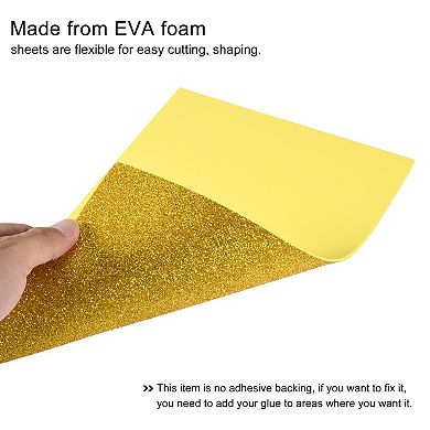 Colorful EVA Foam Sheets 7.8 x 11.8 Inch 2mm Thickness for Crafts DIY, 1 Set