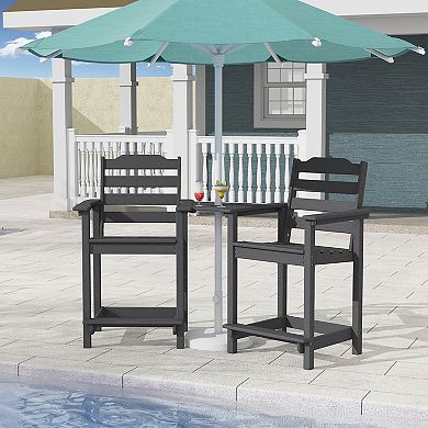 Adirondack high chair one-piece set
