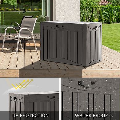 45 Gal Pro Resin Outdoor Storage Deck Box