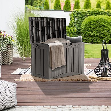 45 Gal Pro Resin Outdoor Storage Deck Box