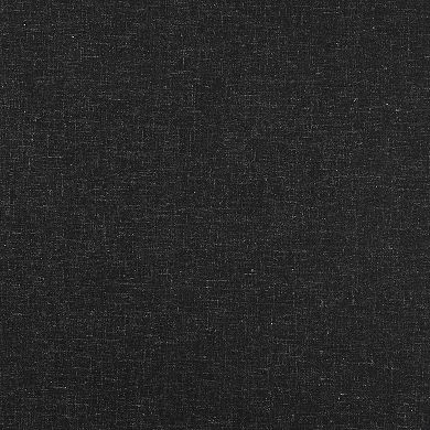 Sun Zero Treviso Linen Blend Magnetic Closure 100% Blackout Back Tab Curtain Panel