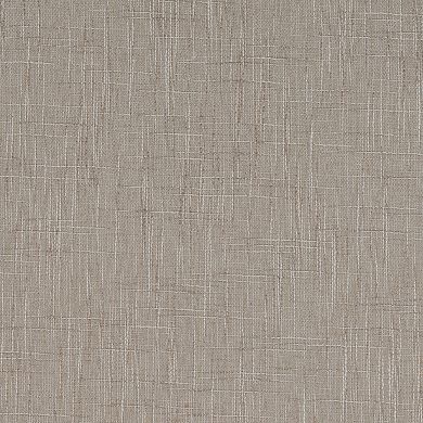 Sun Zero Aldwin Slub Texture Magnetic Closure 100% Blackout Grommet Curtain Panel