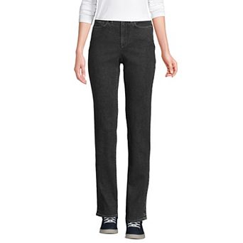 Women's Lands' End Recover High Rise Straight Leg Jeans