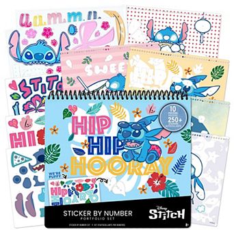 Fashion Angels: Disney Stitch Sticker By Number Portfolio Set