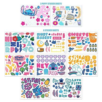 Fashion Angels: Disney Stitch Sticker By Number Portfolio Set