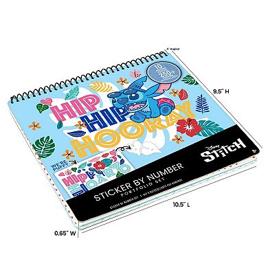 Fashion Angels: Disney Stitch Sticker By Number Portfolio Set