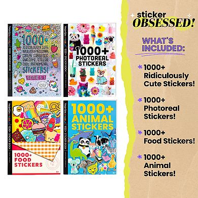 Fashion Angels: Sticker Book 4 Pack Bundle
