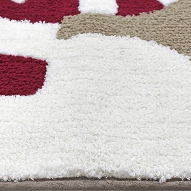 St. Nicholas Square® Reindeer Lid & Contour Bath Rug Set