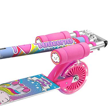 Ozbozz: Unicorn Magical Sparkles Scooter with Flashing Wheels