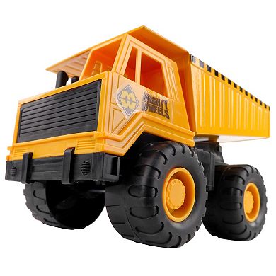 Mighty Wheels 2 Pack Dump Truck & Front Loader Construction Vehicle Set