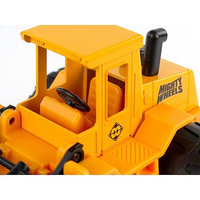 Mighty Wheels 2 Pack Dump Truck & Front Loader Construction Vehicle Set
