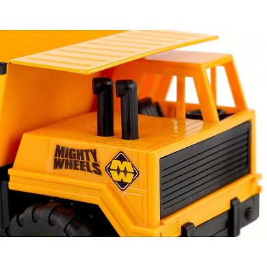 Mighty Wheels 2 Pack Dump Truck & Front Loader Construction Vehicle Set