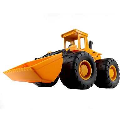 Mighty Wheels 2 Pack Dump Truck & Front Loader Construction Vehicle Set